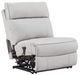 Signature Design by Ashley® Grafton Pike 7-Piece Ash/Pearl Power Reclining Curved Sectional with Storage Consoles-1