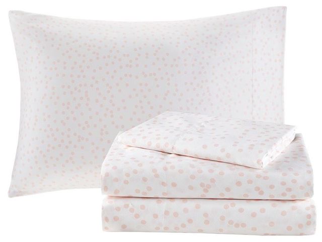 Olliix by Intelligent Design Lorna Blush Twin Comforter and Sheet Set-4