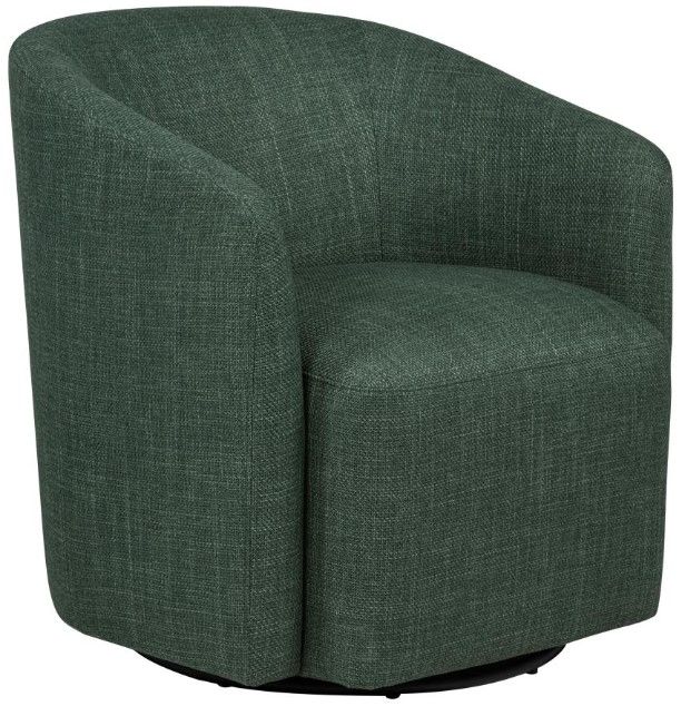 Coaster® Mossbrook Green Upholstered Swivel Chair-0