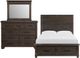 Elements International Colorado City 3-Piece Charcoal Queen Storage Panel Bedroom Set-0