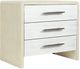 Hooker® Furniture Cascade Chalk/Pebble Beach 3-Drawer Nightstand-0
