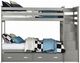 ACME Furniture Allentown Gray Youth Twin Over Twin Bunk Bed with Trundle and Storage-2