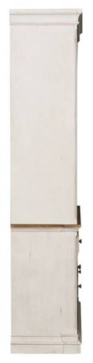 Liberty Furniture Morgan Creek Antique White/Wirebrushed Tobacco Entertainment Center-3