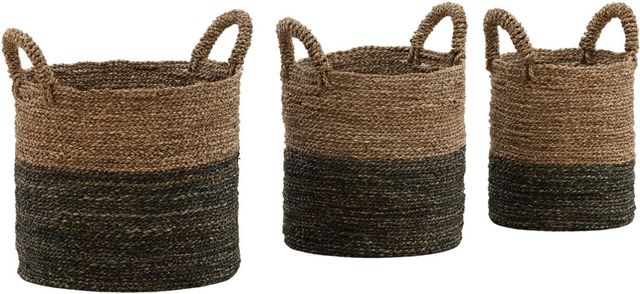 Dovetail Furniture Withers 3-Piece Green Basket Set-0