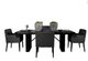 Coaster® Catherine 5-Piece Black Rectangular Dining Table Set-0