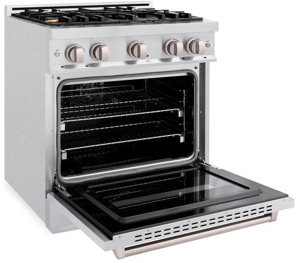 ZLINE Classic 30" Satin Stainless Steel Pro Style Gas Range-3