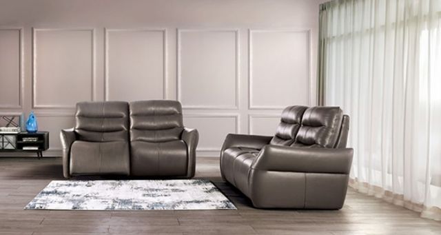 Furniture of America® Granucci Gray Power Reclining Sofa-1