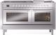 Ilve® Professional Plus II 60" Stainless Steel Pro Style Dual Fuel Range-0
