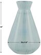 Uttermost® Flare Spire Powder Blue Indoor-Outdoor Ceramic Vase-3