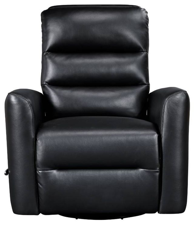 Homelegance® Dimitri Black Manual Swivel Glider Reclining Chair-2