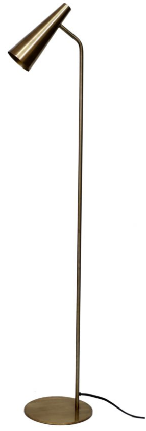 Moe's Home Collection Trumpet Gold Floor Lamp-0