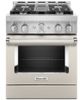 KitchenAid® 30" Milkshake Smart Pro Style Gas Range-0