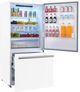 FORNO® Milano Espresso 31 in. 17.2 Cu. Ft. White Counter Depth Bottom Freezer Refrigerator-2