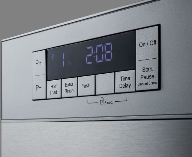 Summit® 24" Stainless Steel Built In Dishwasher-3