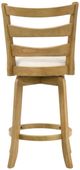 Armen Living Melindra 3-Piece Amber Glow/White Counter Stool Set-5