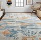 Feizy Salina Blue/Rust 7' x 9' Rug-5
