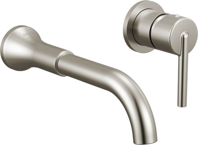Delta Trinsic® Stainless Single Handle Lever Wall Mount Bathroom Faucet Trim-0