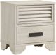Crown Mark Sarter White Nightstand-0