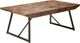 Steve Silver Co. Walden Brown Parquet Cocktail Table with Black Base-0