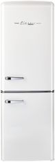 Unique® Appliances Classic Retro 7 Cu. Ft. Marshmallow White Counter Depth Bottom Freezer Refrigerator-0