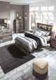 Benchcraft® Derekson 3-Piece Multi Gray Queen Storage Panel Bed Set-5
