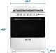 Element® 30” White Freestanding Gas Range-2