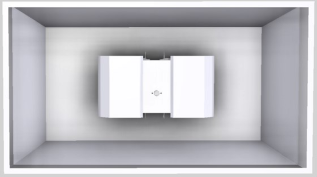 Vent-A-Hood® Designer Series 54" White Island Range Hood-1
