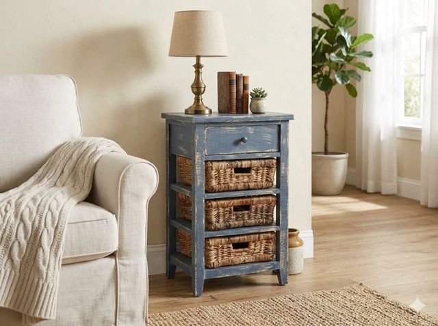 Sunny Designs™ Ocean Blue Storage Table-1