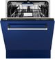 ZLINE Tallac Series 24" Blue Gloss Top Control Built In Dishwasher-1