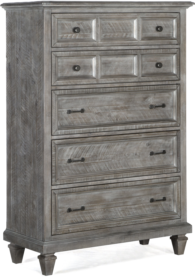 Magnussen Home® Lancaster Dovetail Grey Drawer Chest-1