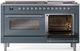Ilve® Nostalgie II Series 60" Blue Grey Pro Style Dual Fuel Range-3
