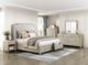Homelegance® Genoa Ivory/Light Oak King Storage Platform Bed-1