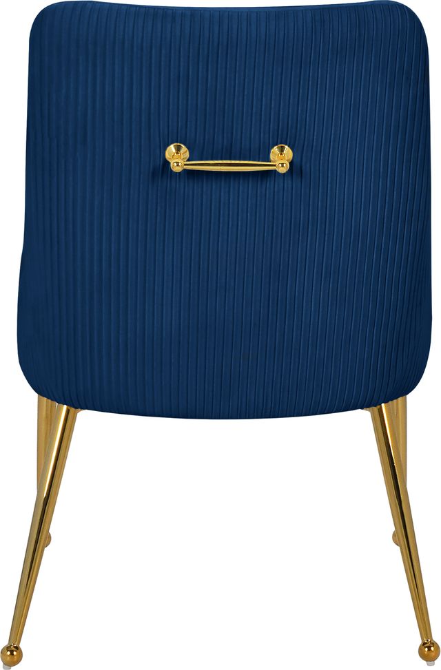 Meridian Furniture Ace Navy/Gold Velvet Dining Chair-3