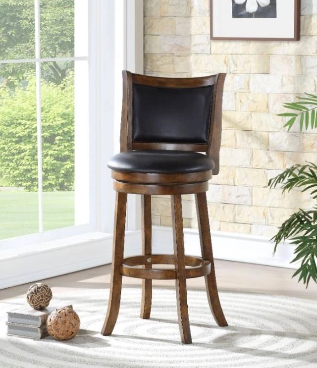 New Classic® Home Furnishings Bristol Black/Brown Bar Stool-1
