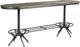 Hammary® Hidden Treasures Brown Oval Bar Table with Black Base-0