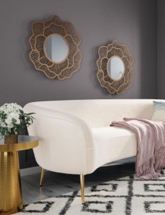 Zuo® Modern Ketu Gold Mirror-2