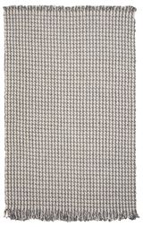 Ivory/Grey Houndstooth