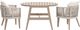 Signature Design by Ashley® Crescent View 3-Piece Beige Fabric/Rope/Wood Outdoor Dining Set-2