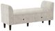 Emerald Home Emily Sesame Storage Ottoman-0