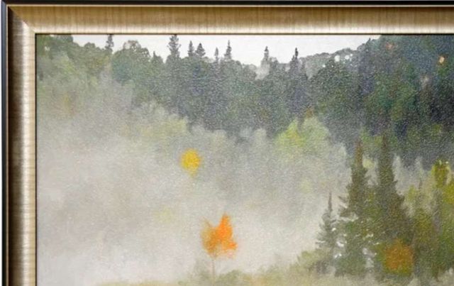 Stylecraft Misty Isle Black/Brown/Gray/Green/Light Gray Wall Art -2
