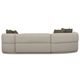 Emerald Home Delphine Beige 3pc Swivel Sectional -4