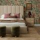 TOV Furniture Parker Tan Chenille King Panel Bed-1