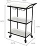 Moe's Home Collection After Hours White Bar Cart-2