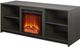 Ameriwood Home Mainstays Courtland Espresso 65'' Eletric Fireplace Media Console-3