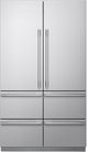 SKS Professional Series 48" French Door Stainless Steel Refrigerator Panel Kit-0