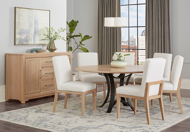 Artisan & Post by Vaughan-Bassett Crafted Cherry by Ben & Erin Napier White/Bleached Cherry Side Chair-2