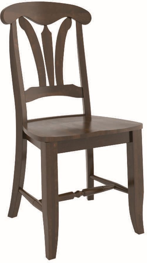 Canadel® Canadel Cognac Washed Wood Side Chair-0