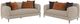 Coaster® Jade 2-Piece Latte Living Room Seating Set-0