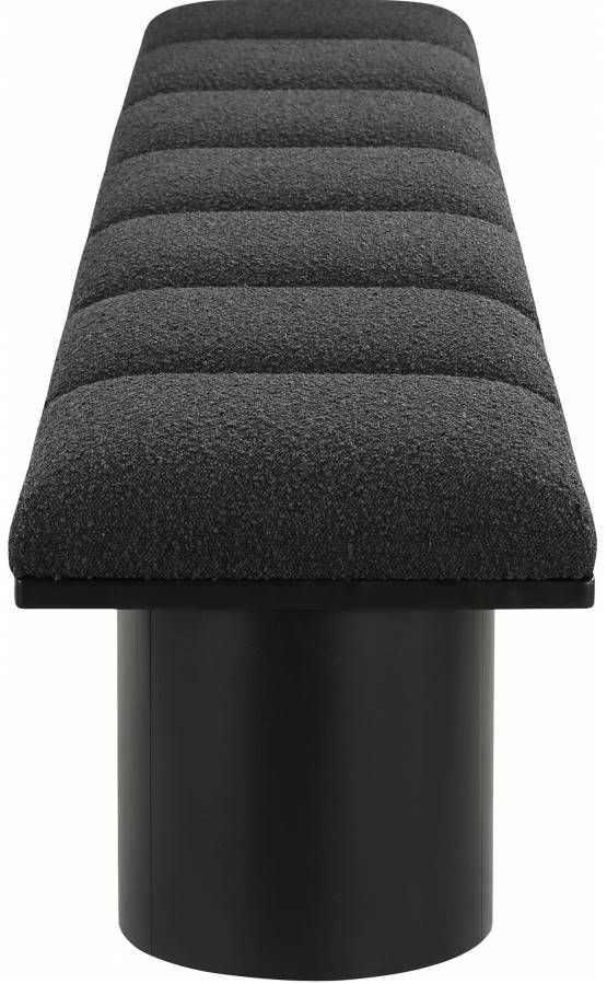 Meridian Furniture Pavilion 7-Piece Black 126" Modular Bench Set-2