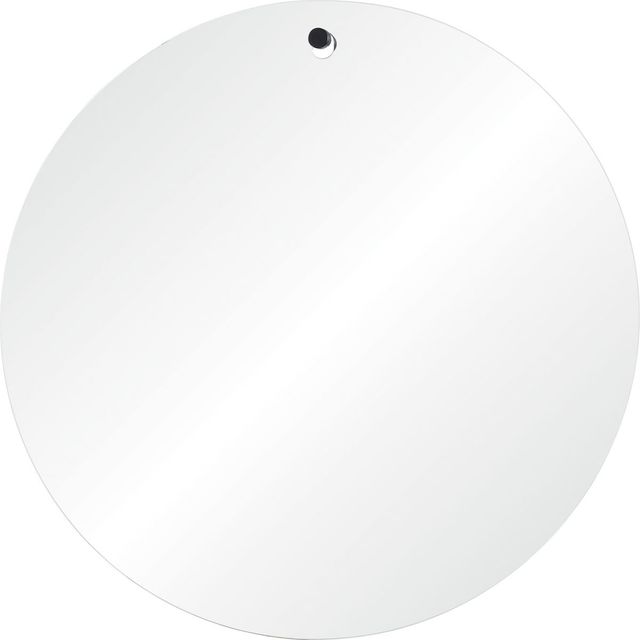 Renwil® Brody All Glass Round Wall Mirror-0